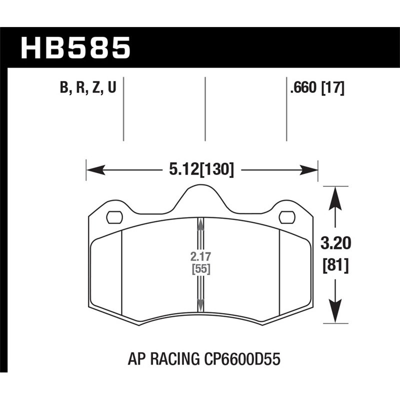 Hawk Performance | HPS 5.0 Disc Brake Pad - MP4-12C 3.8T 2012-2014
