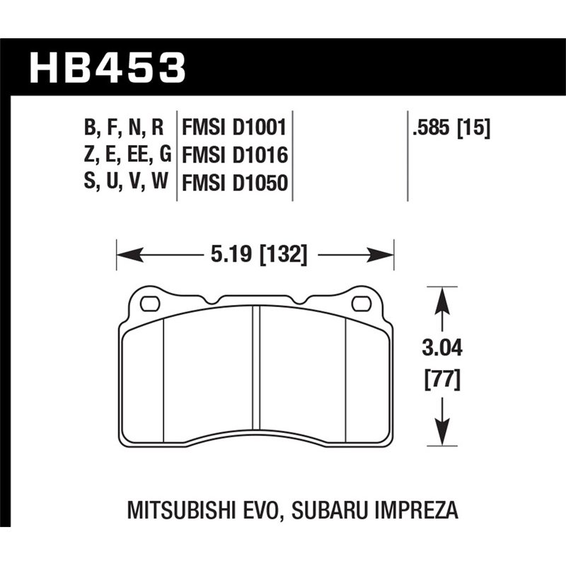 Hawk Performance | DTC-70 Disc Brake Pad