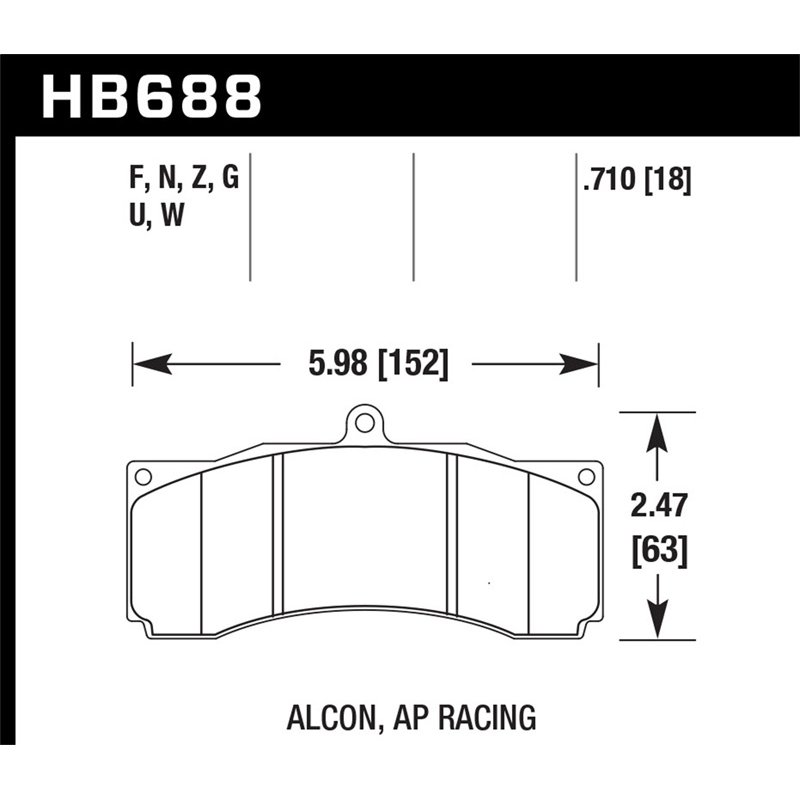 Hawk Performance | DTC-70 Disc Brake Pad