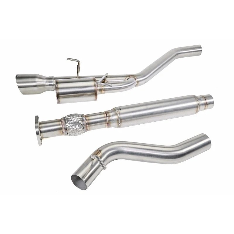 PERRIN | Cat-Back Exhaust Single Exit 4.5in Tip - WRX 2022-2026 PERRIN Performance Axle-Back Exhausts