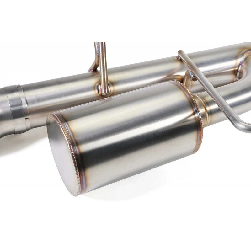 PERRIN | Cat-Back Exhaust Single Exit 4.5in Tip - WRX 2022-2026 PERRIN Performance Axle-Back Exhausts