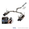 REVEL | Medallion Touring Premier Cat-Back Exhaust Carbon - WRX 2022-2026 REVEL Cat-Back Exhausts