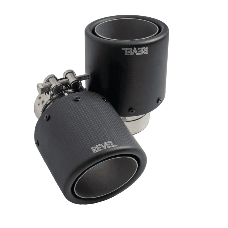 REVEL | Medallion Touring Premier Cat-Back Exhaust Carbon - WRX 2022-2026 REVEL Cat-Back Exhausts