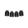CORSA | Performance 4.5in. Carbon Fiber Black PVD Exhaust Tip Kit (4 T - Corvette / Stingray 6.2L 2020-2025