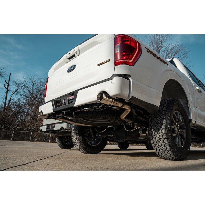 CORSA | 3.0in. to 2.75in. Dual Rear Exit Cat-back Exhaust System with 4.0in. Polished St - F-150 3.5T 2021-2025