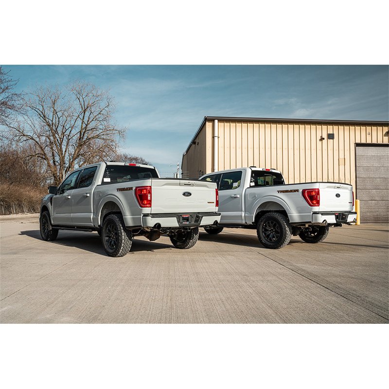 CORSA | 3.0in. to 2.75in. Dual Rear Exit Cat-back Exhaust System with 4.0in. Polished St - F-150 3.5T 2021-2025