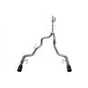 CORSA | 3.0in. to 2.75in. Dual Rear Exit Cat-back Exhaust System with 4.0in. Black PVD S - F-150 3.5T 2021-2025