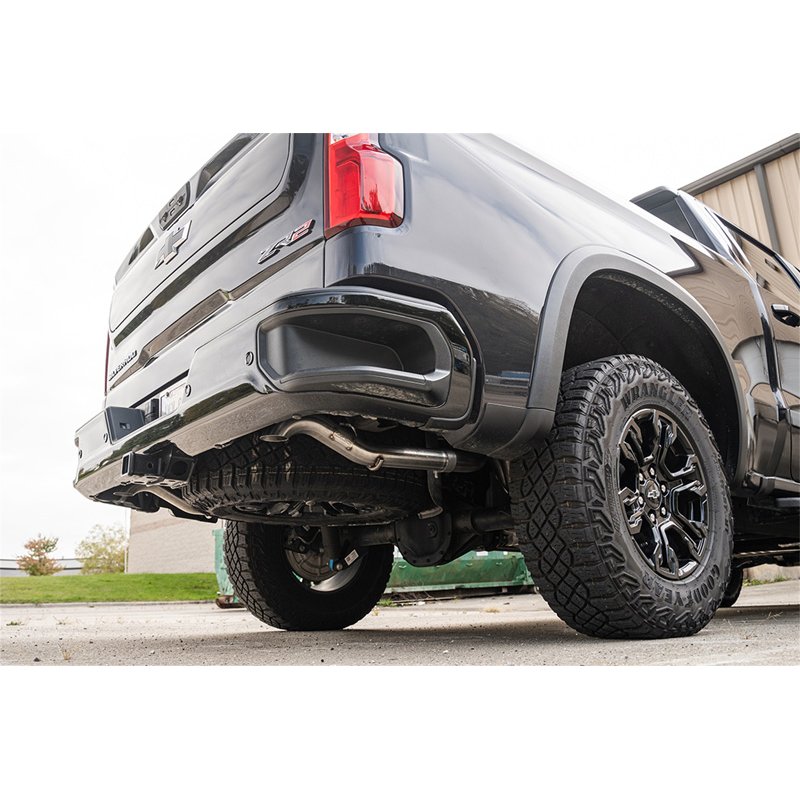 CORSA | 3.0in. Dual Rear Exit Cat-Back Exhaust System with Turndown Exhaust Tips - Silverado / Sierra 1500 6.2L 2022-2024