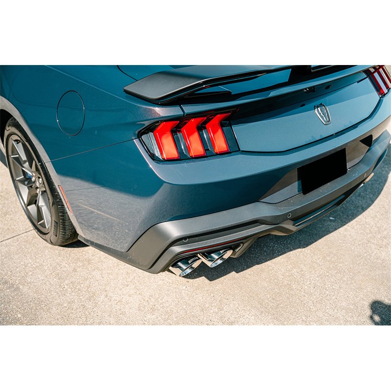 CORSA | 3.0in. Dual Rear Exit Cat-Back with Twin 4.5in. Polished Slash Pro-Series Tips - Mustang 5.0L 2024-2025