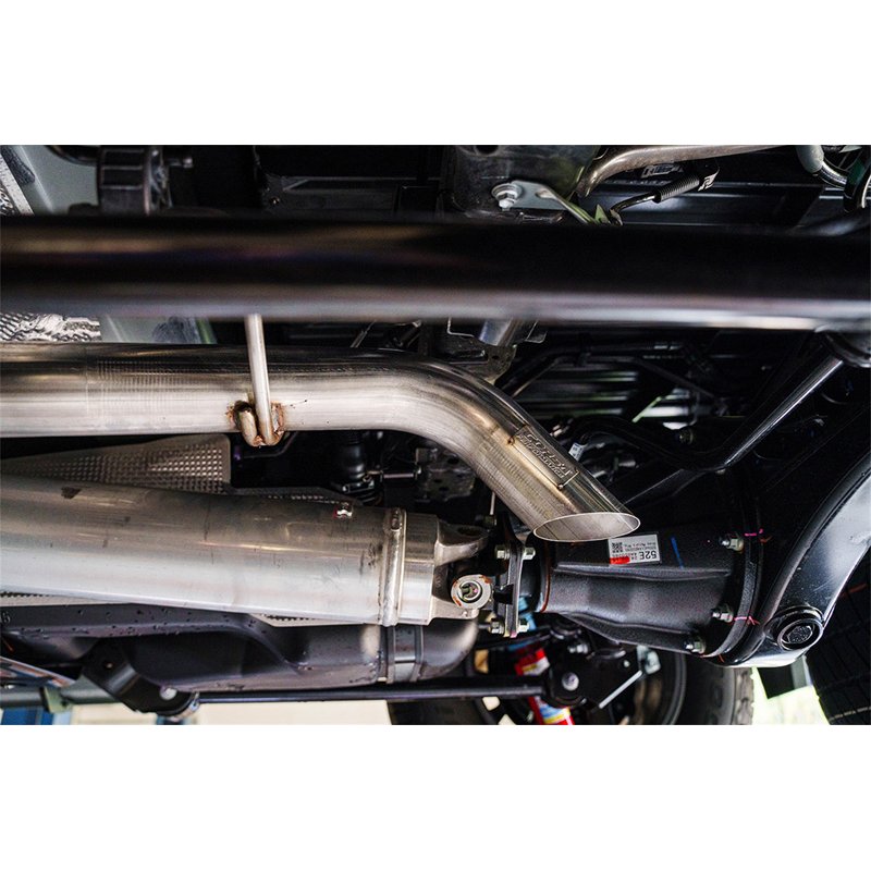 CORSA | 3in. Sport Cat-Back Exhaust; Custom Tuned Muffler; Trail Ready Exhaust Dump - Tacoma 2.4T 2024-2025