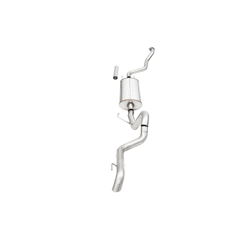 CORSA | 3in. Sport Cat-Back Exhaust Custom Tuned Muffler After Axle Exhaust Dump - Tacoma 2.4T 2024-2025