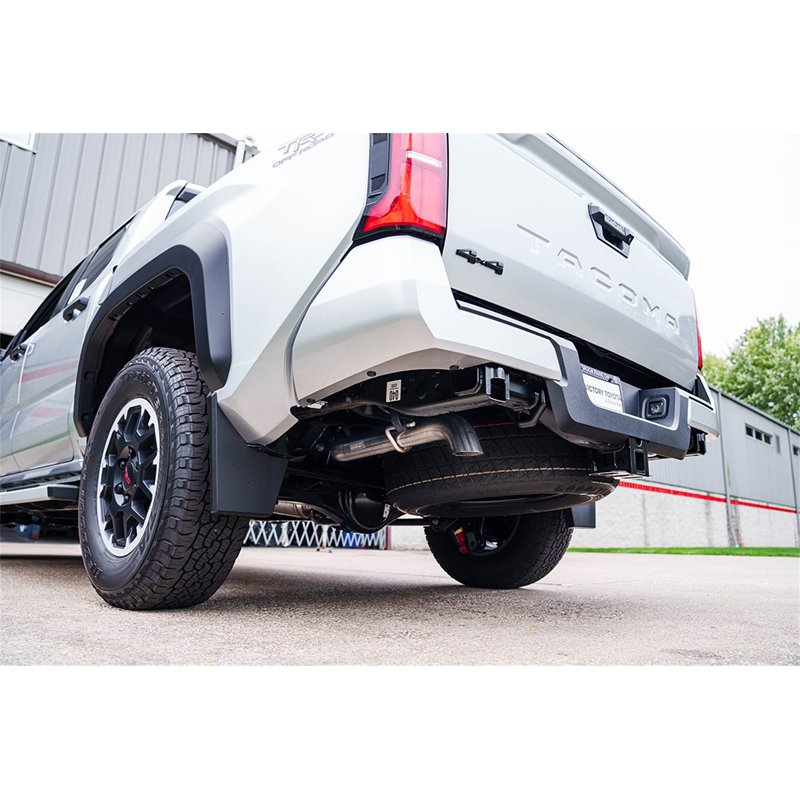 CORSA | 3in. Sport Cat-Back Exhaust Custom Tuned Muffler After Axle Exhaust Dump - Tacoma 2.4T 2024-2025