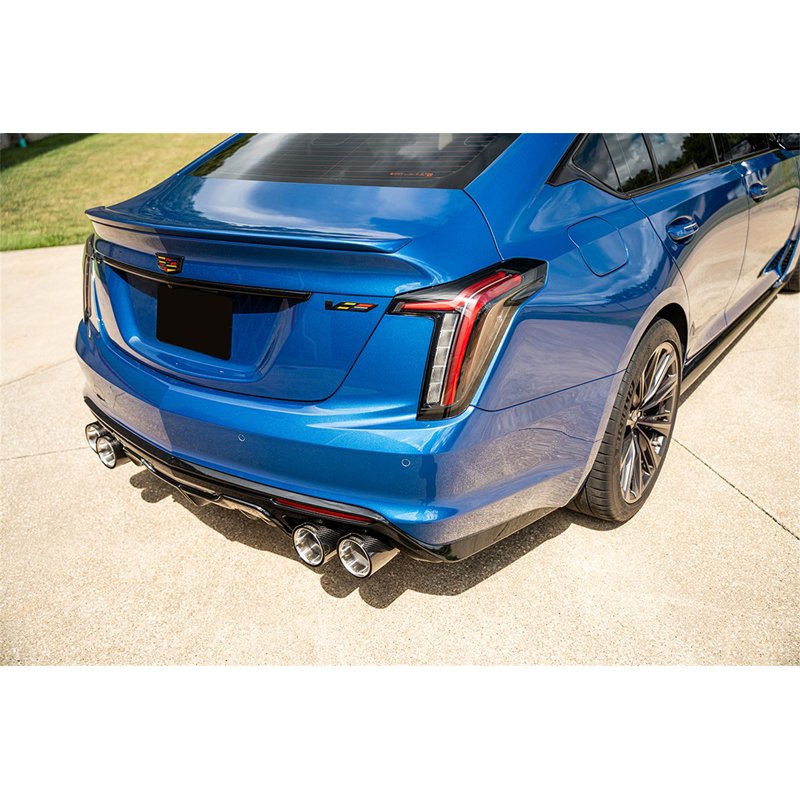 CORSA | 3in. Cat-Back Exhaust with Dual Mode Active Exhaust; Double X-Pipe; Dual R - CT5 6.2L 2022-2025