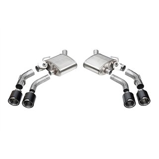 CORSA | 2.75in. Axle-Back Exhaust with Dual Mode NPP Dual Rear Exit with Twin 4.5in. Ca - Camaro SS / ZL1 6.2L 2016-2024