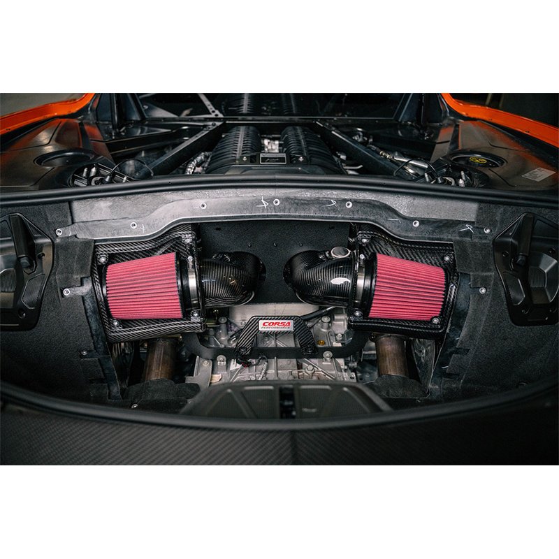 CORSA | Performance Dual Path Carbon Fiber Air Intake System with DryTech - Corvette 5.5L 2023-2025