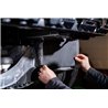 CORSA | Pair of black aluminum exhaust cavity rear wheel self-adhesive heat wrap - Corvette 5.5L 2023-2024