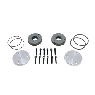 Yukon Gear & Axle | Yukon Hardcore Drive Flange Kit Dana 60 30spl Outer Stubs w/ Yukon Engraved Caps - F-250 / F-350 2000-2015