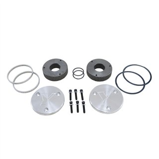 Yukon Gear & Axle | Yukon Hardcore Drive Flange Kit Dana 60 35spl Outer Stubs w/ Yukon Engraved Caps - F-250 / F-350 2000-2004