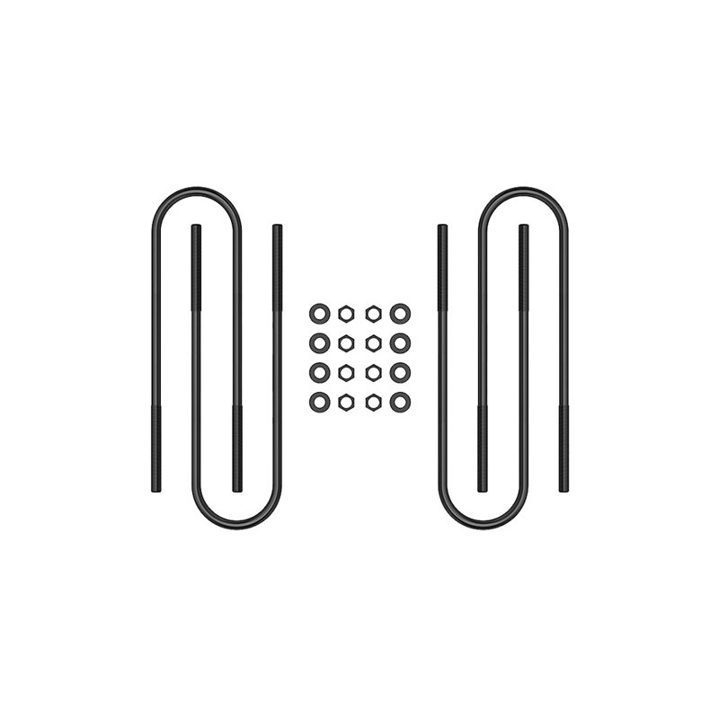 ICON | FRONT SEMI ROUND U-BOLT KIT - Excursion / F-250 / F-350 2000-2005