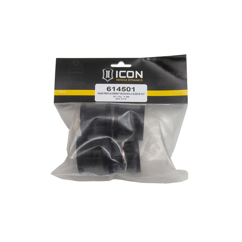 ICON | 58400 REPLACEMENT BUSHING AND SLEEVE KIT - 4Runner / Tacoma / Pre Runner 1995-2004