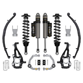 ICON | 4WD 3.5-4.5" STAGE 2 SUSPENSION SYS BILLET UCA / LEAF PACK - F-150 2021-2024