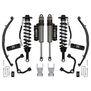 ICON | 4WD 2.5-3" STAGE 3 SUSPENSION SYS TUBULAR UCA / LEAF PACK - F-150 2021-2024