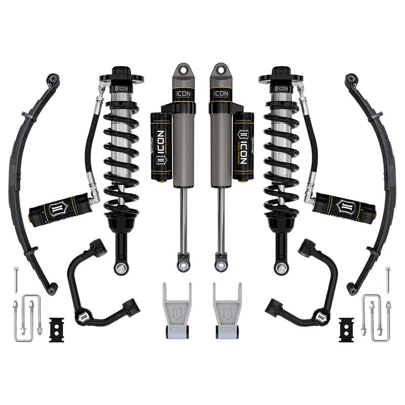 ICON | 4WD 2.5-3" STAGE 3 SUSPENSION SYS TUBULAR UCA / LEAF PACK - F-150 2021-2024