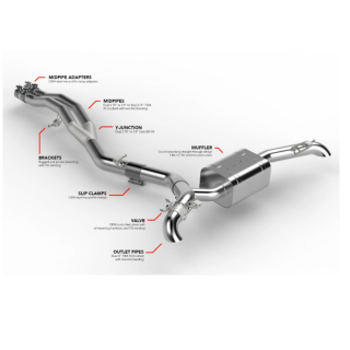 APR | Rear Catback Exhaust System - SQ5 (B9) - SQ5 / SQ5 Sportback 3.0L 2018-2025