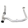 aFe Power | Twisted Steel 2 IN-2-1/2 IN Aluminized Steel Loop-Delete Downpipe & Y-Pipe - Wrangler (JK) 3.6L 2012-2018