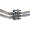 aFe Power | Twisted Steel 2 IN-2-1/2 IN Aluminized Steel Loop-Delete Downpipe & Y-Pipe - Wrangler (JK) 3.6L 2012-2018