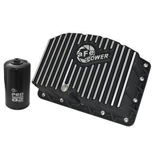 aFe Power | aFe POWER Pro Series Engine Oil Pan Black w/ Machined Fins - F-250 / F-350 6.7L 2011-2025