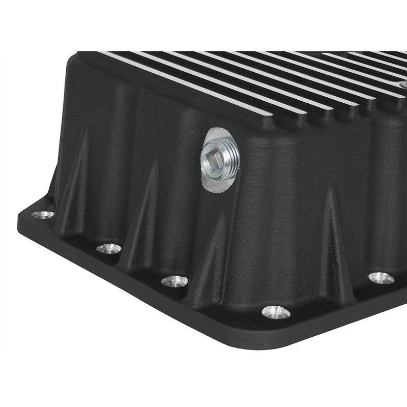 aFe Power | aFe POWER Pro Series Engine Oil Pan Black w/ Machined Fins - F-250 / F-350 6.7L 2011-2025
