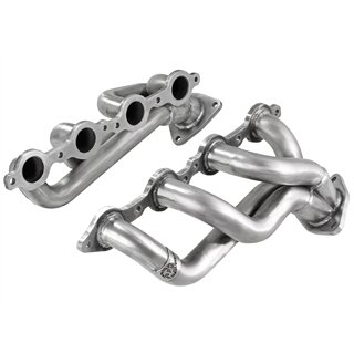 aFe Power | Twisted Steel 409 Stainless Steel Short Tube Header - Cadillac / Chevrolet / GMC / Hummer 2002-2013