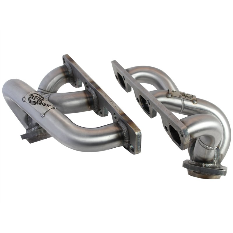 aFe Power | Twisted Steel 409 Stainless Steel Short Tube Header - Wrangler (JK) 3.8L 2007-2011