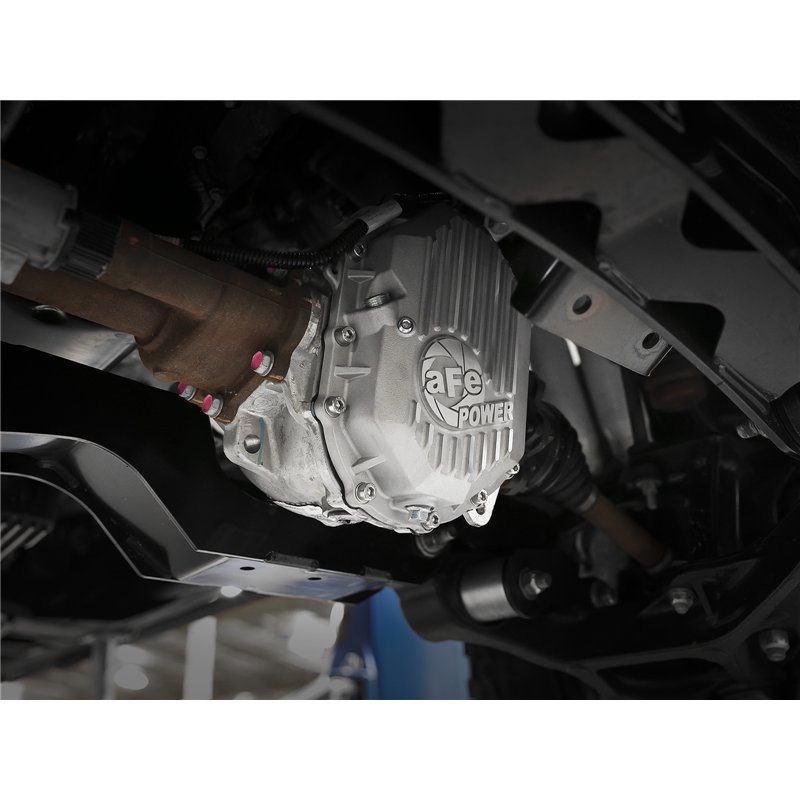 aFe Power | Street Series Front Differential Cover Raw w/ Machined Fins