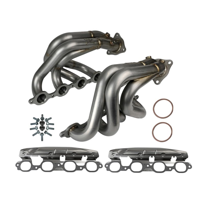 aFe Power | Twisted Steel 1-7/8 IN to 2-3/4 IN 304 Stainless Headers w/ Raw Finish - Corvette 6.2L 2020-2025