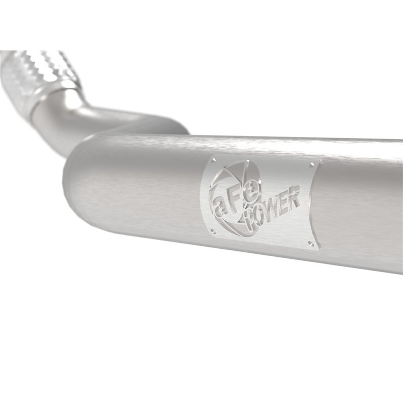 aFe Power | MACH Force-Xp 3 IN 304 Stainless Steel Front Resonator Delete Pipe - A4 / A5 / allroad / Q5 2.0L 2009-2016
