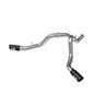 aFe Power | Large Bore-HD 4 IN 409 Stainless Steel DPF-Back Exhaust System w/Black Tip