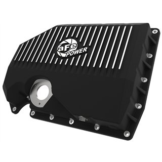 aFe Power | aFe POWER Pro Series Engine Oil Pan Black w/ Machined Fins - Audi / Volkswagen 1.8T / 2.0L 2006-2022