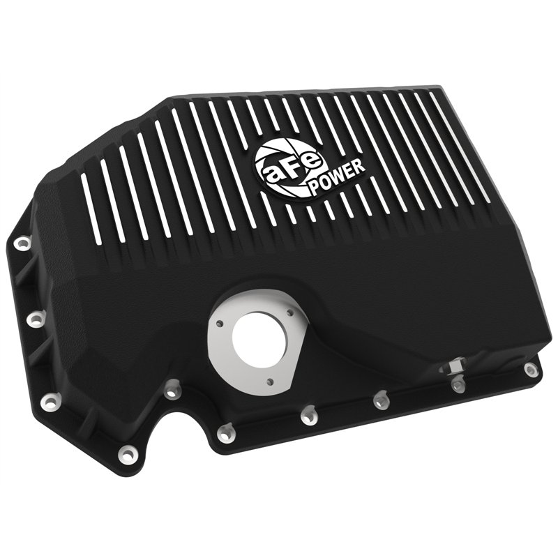 aFe Power | aFe POWER Pro Series Engine Oil Pan Black w/ Machined Fins - Audi / Volkswagen 1.8T / 2.0L 2006-2022