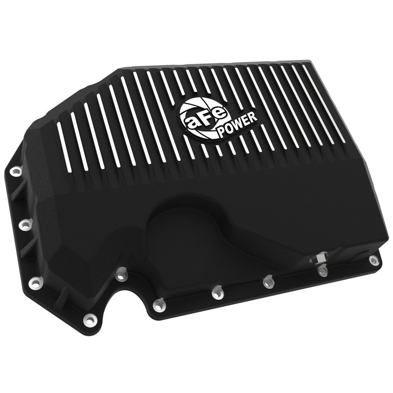 aFe Power | aFe POWER Pro Series Engine Oil Pan Black w/ Machined Fins - Audi / Volkswagen 1.8T / 2.0L 2006-2022