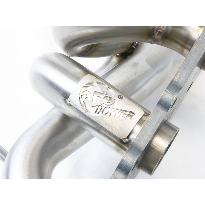 aFe Power | Twisted Steel Header 304 Stainless Steel w/ Cat - BMW 3.0L 2006-2013