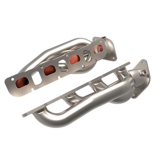 aFe Power | Twisted Steel 1-7/8 IN 304 Stainless Headers w/ Titanium Coat Finish - Ram 1500 6.2L 2021-2024