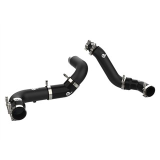 aFe Power | BladeRunner 2-1/2 IN & 3 IN Aluminum Hot and Cold Charge Pipe Kit Black - Ram 1500 / Classic 3.0L 2016-2019