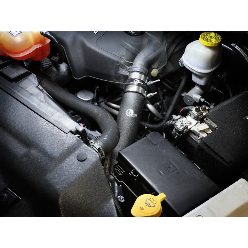 aFe Power | BladeRunner 2-1/2 IN & 3 IN Aluminum Hot and Cold Charge Pipe Kit Black - Ram 1500 / Classic 3.0L 2016-2019