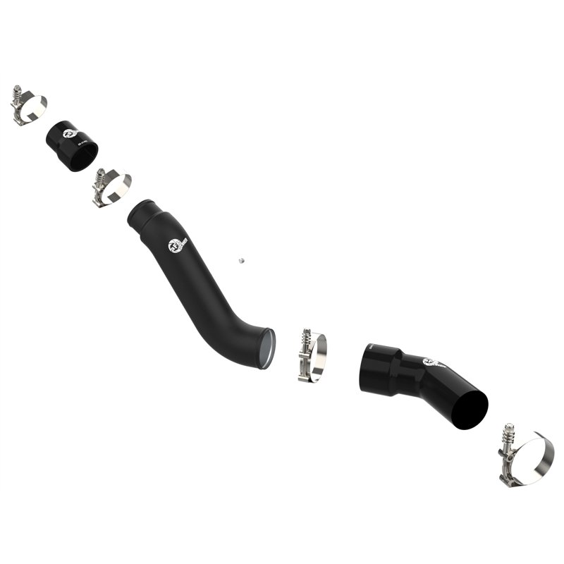 aFe Power | BladeRunner 2-1/2 IN & 3 IN Aluminum Hot Charge Pipe Black - Ram 1500 / Classic 3.0L 2016-2019