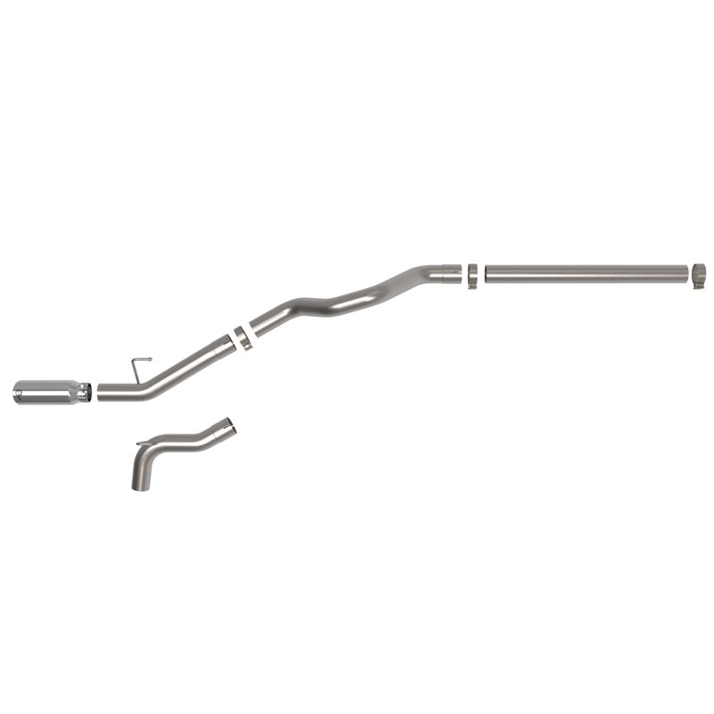 aFe Power | Vulcan Series 3 IN 304 Stainless Steel DPF-Back Exhaust System w/Polish Tip