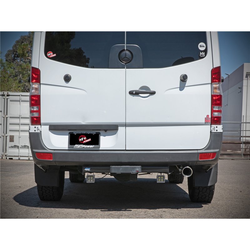 aFe Power | Vulcan Series 3 IN 304 Stainless Steel DPF-Back Exhaust System w/Polish Tip