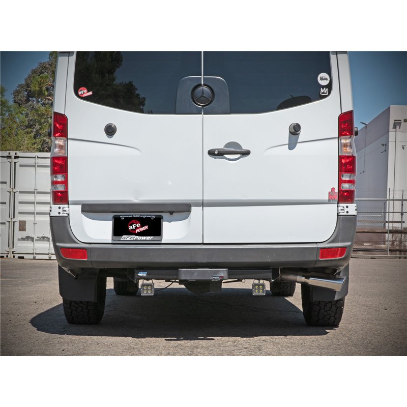 aFe Power | Vulcan Series 3 IN 304 Stainless Steel DPF-Back Exhaust System w/Polish Tip