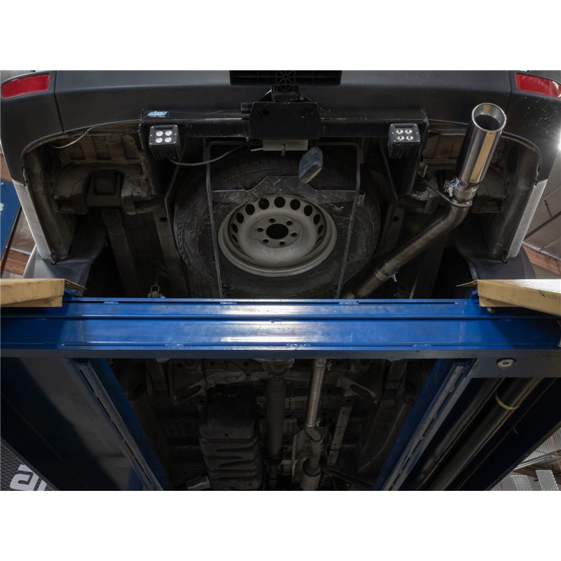 aFe Power | Vulcan Series 3 IN 304 Stainless Steel DPF-Back Exhaust System w/Polish Tip